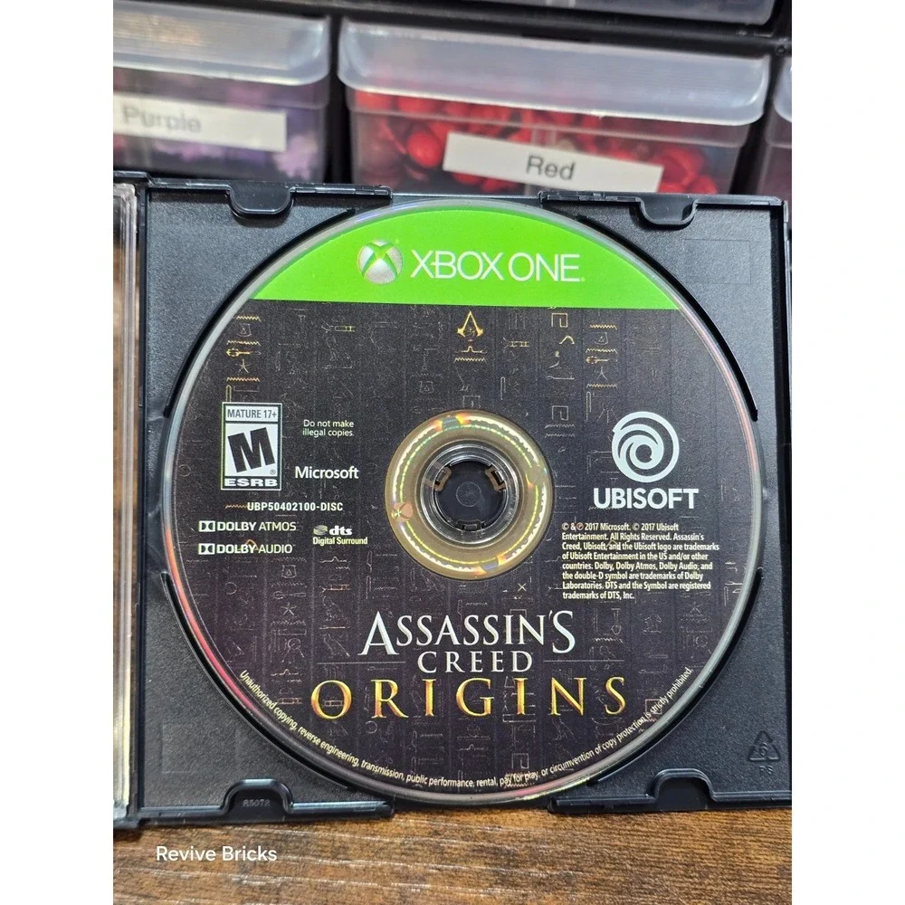 Assassin's Creed Origins (Microsoft Xbox One, 2017) Game Only Tested Working VGC